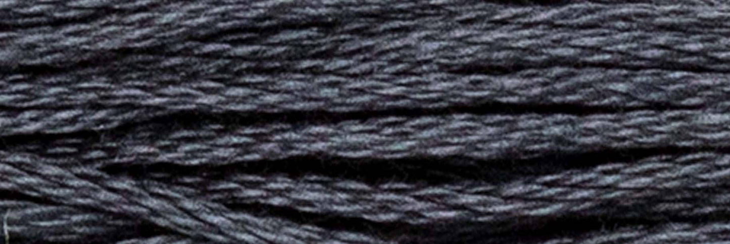 12 Pack of Stranded Cotton Luca-S - 502 / DMC 3799 / Anchor 236