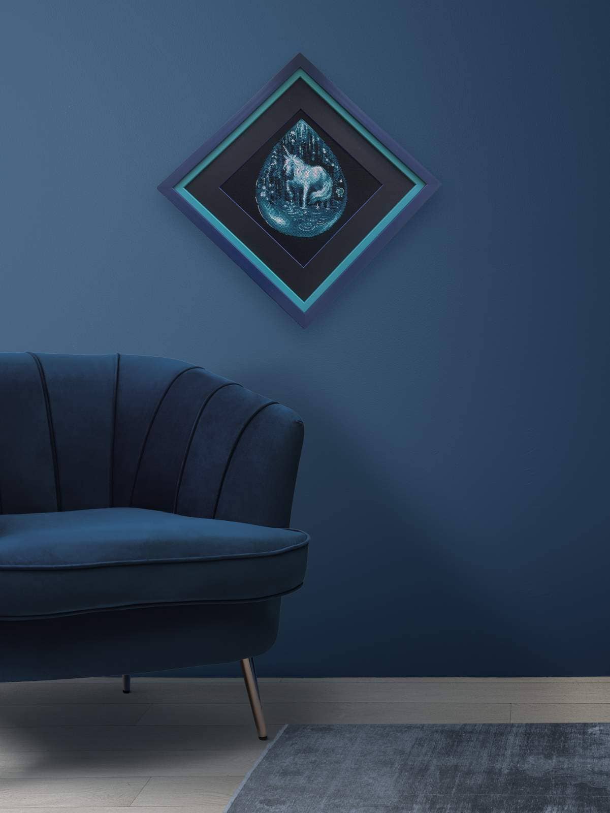 Cross Stitch Kit From Riolis 2161 Unicorn Tear