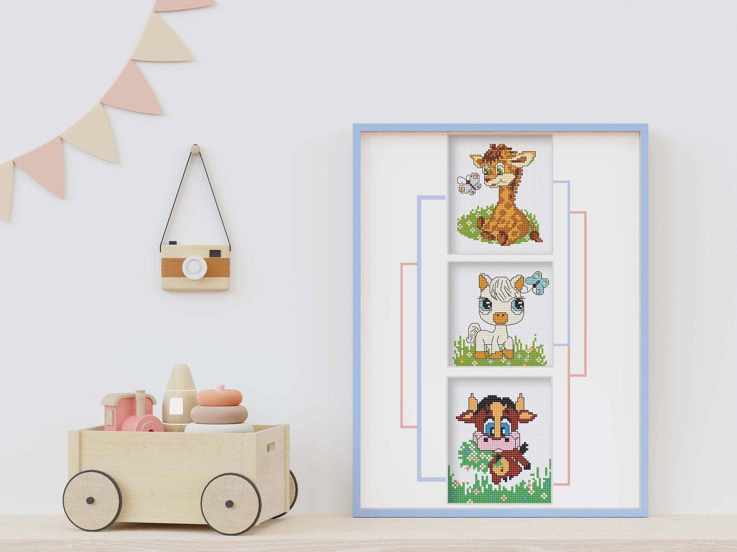 Cross Stitch Kit for Beginners - Kids Embroidery Kit M03