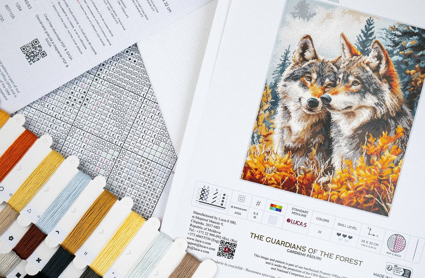 Cross Stitch Kit - The Guardians of the Forest BM3022