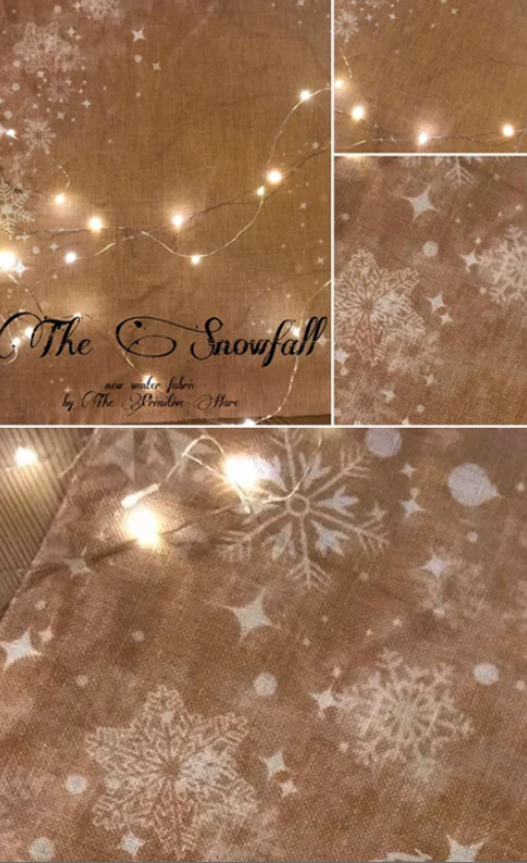 Snowfall 30 count LInen Standard Size