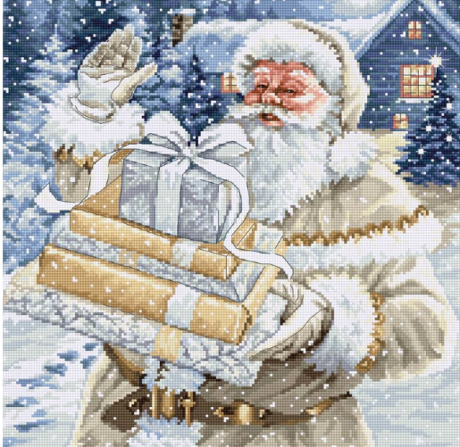 Santa With Pressies (Preorder)