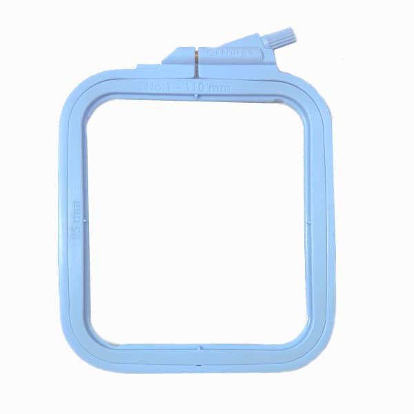 Nurge Square Plastic Hoops 110mm X 95MM (4.3" 3.75"): Pastel Blue / 110 x 95mm ( 4.3" x 3.75" )
