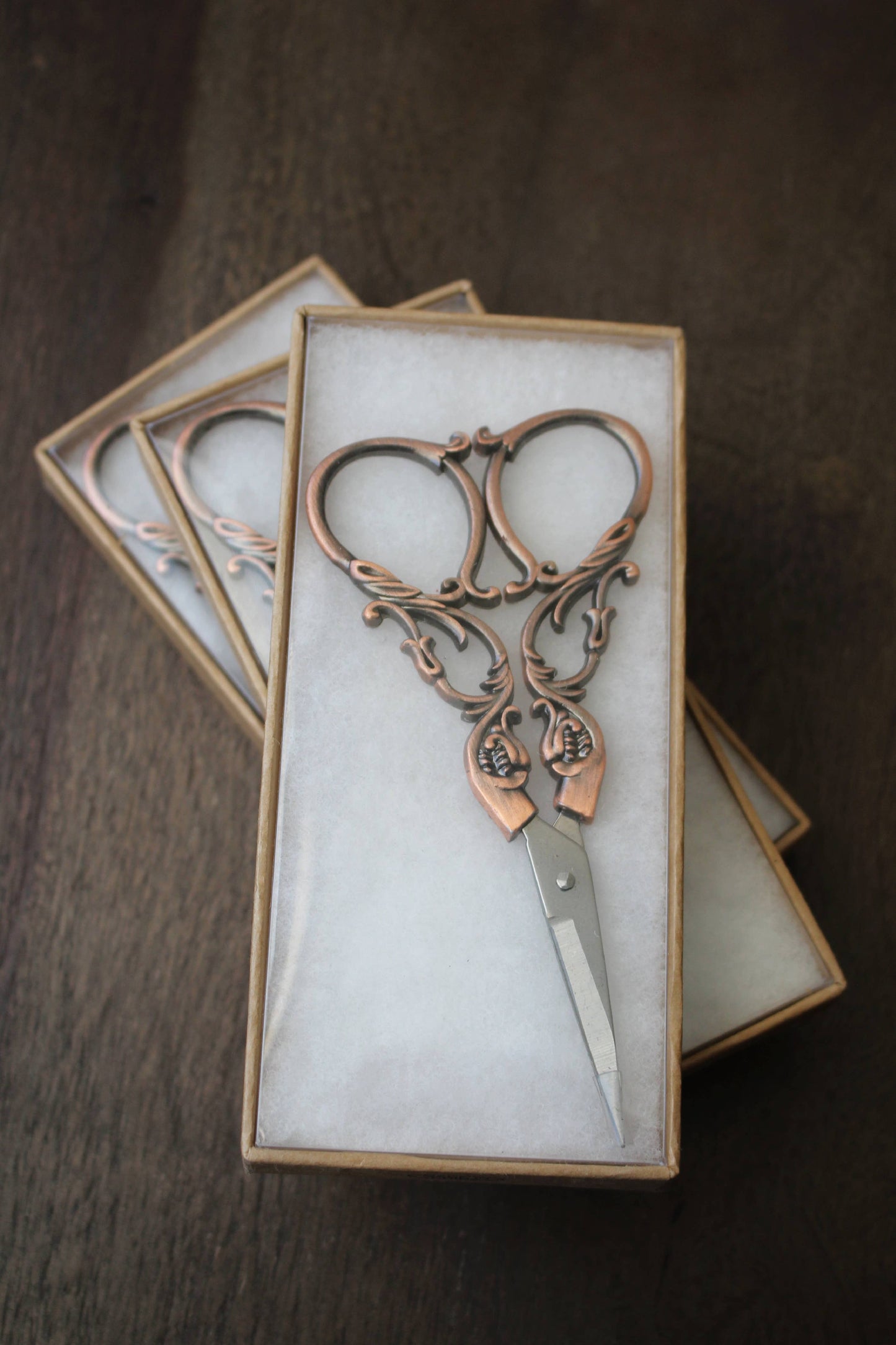 Storybook Scissors (Set of 3): Antique Gold