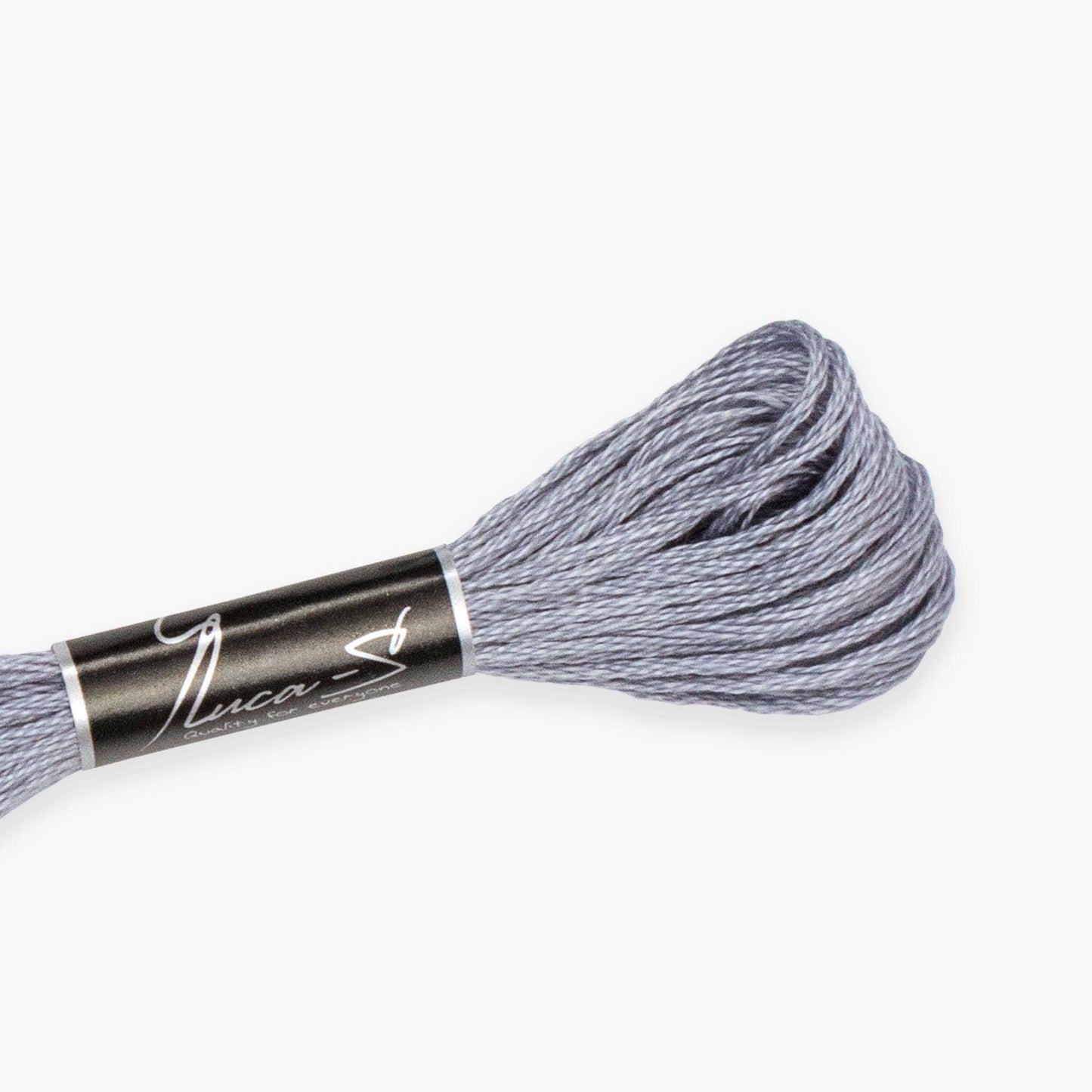 12 Pack of Stranded Cotton Luca-S - 505 / DMC 318 / Anchor 399