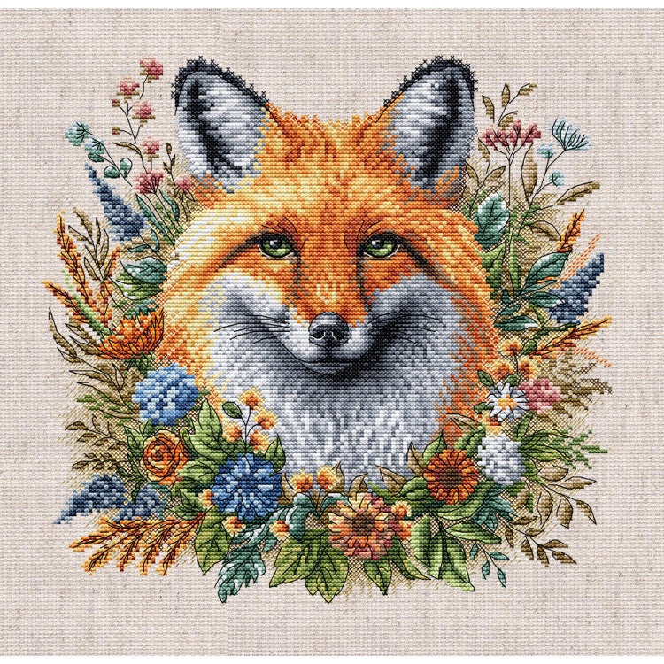 Fox Among the Flowers