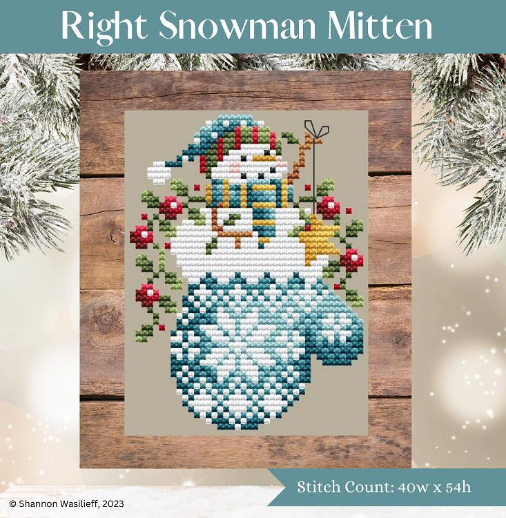 Right Snowman Mitten