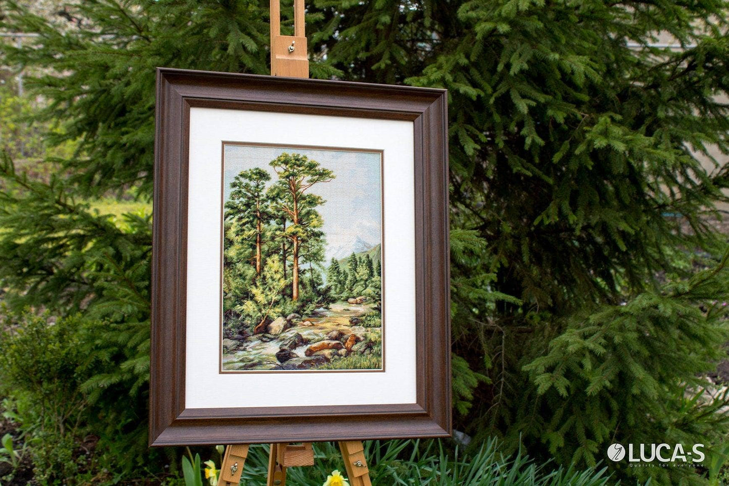 Cross Stitch Kit Luca-S - Mountain river B522