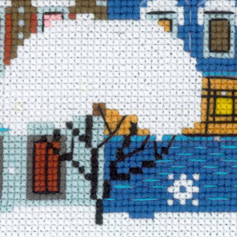 Cross Stitch Kit From Riolis 1683 Christmas City