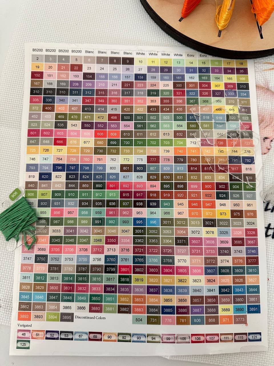 Clear Acrylic Bobbins for Floss: 500