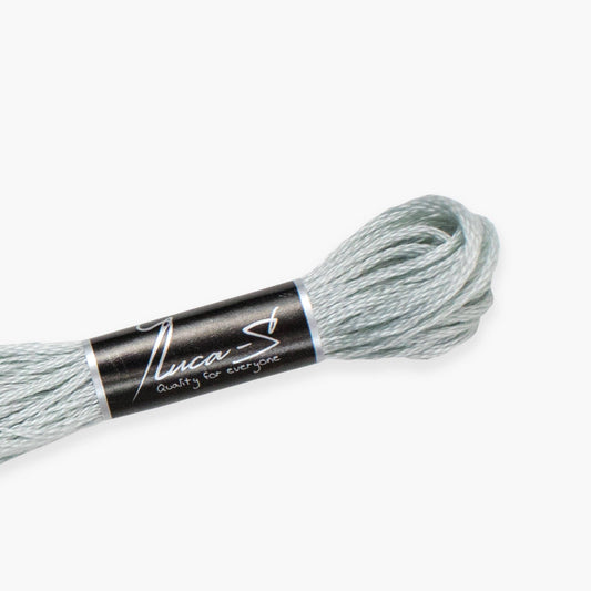 12 Pack of Stranded Cotton Luca-S - 167 / DMC 928 / Anchor 274
