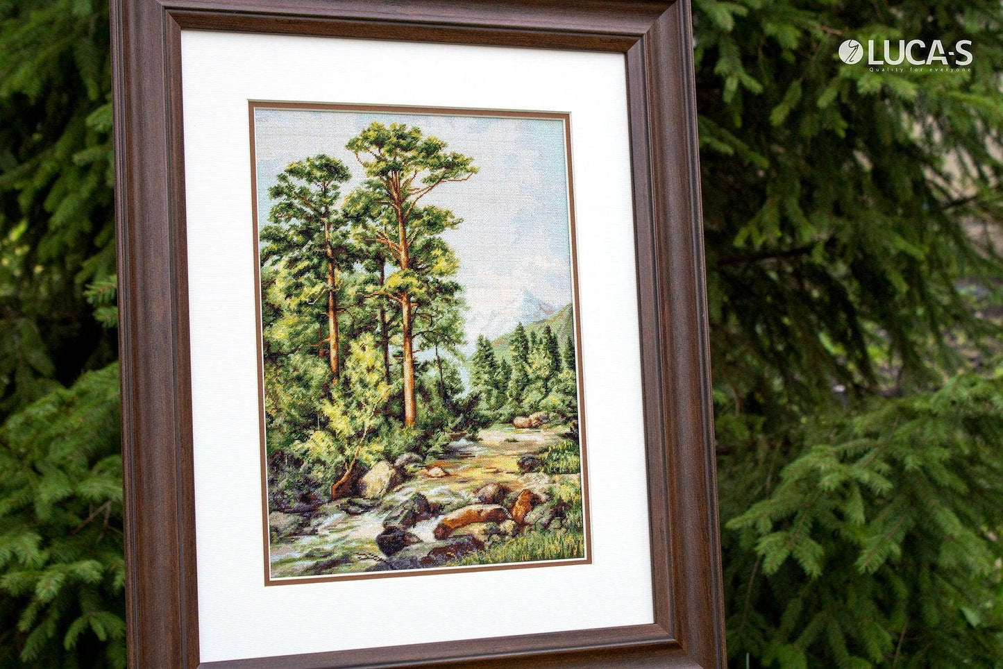 Cross Stitch Kit Luca-S - Mountain river B522