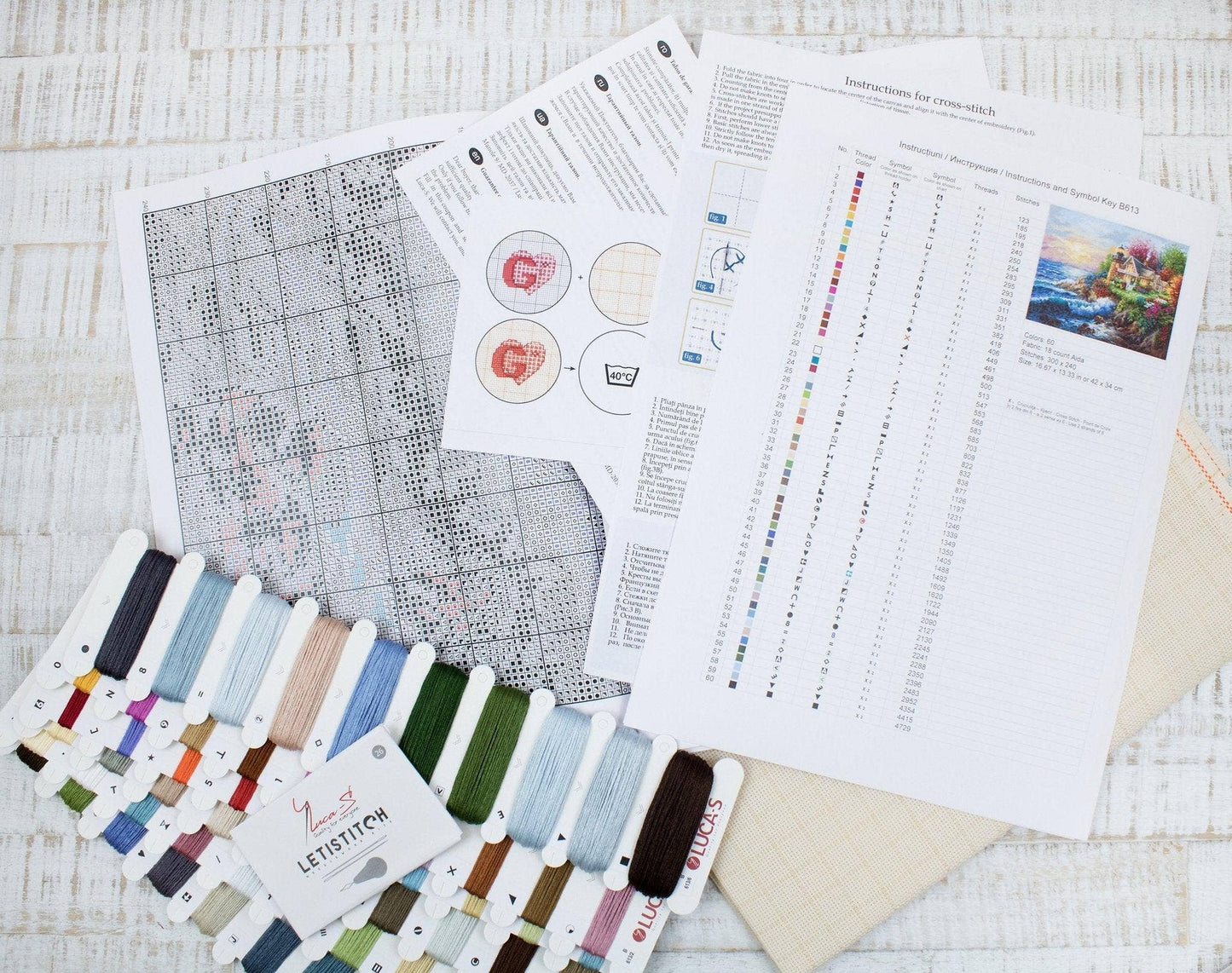 Cross Stitch Kit Luca-S Gold - Guardian Of The Sea, B613