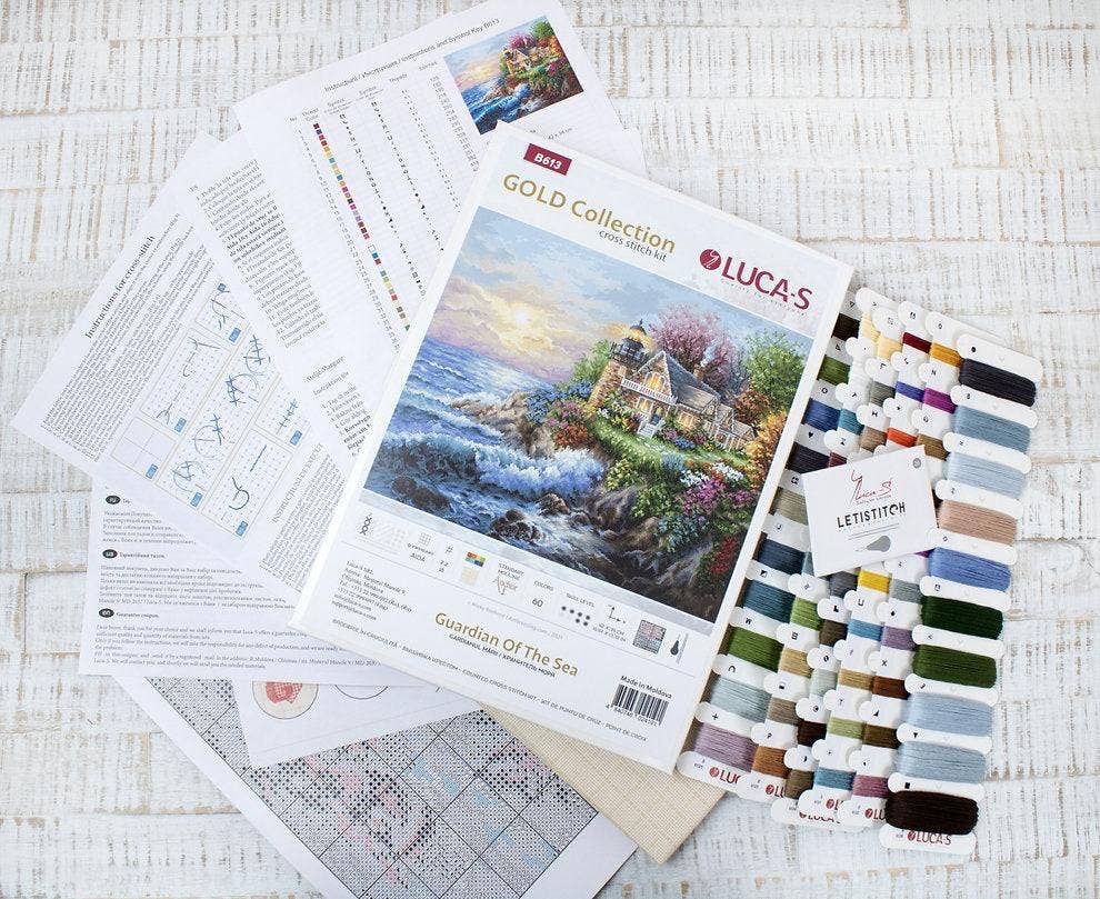 Cross Stitch Kit Luca-S Gold - Guardian Of The Sea, B613