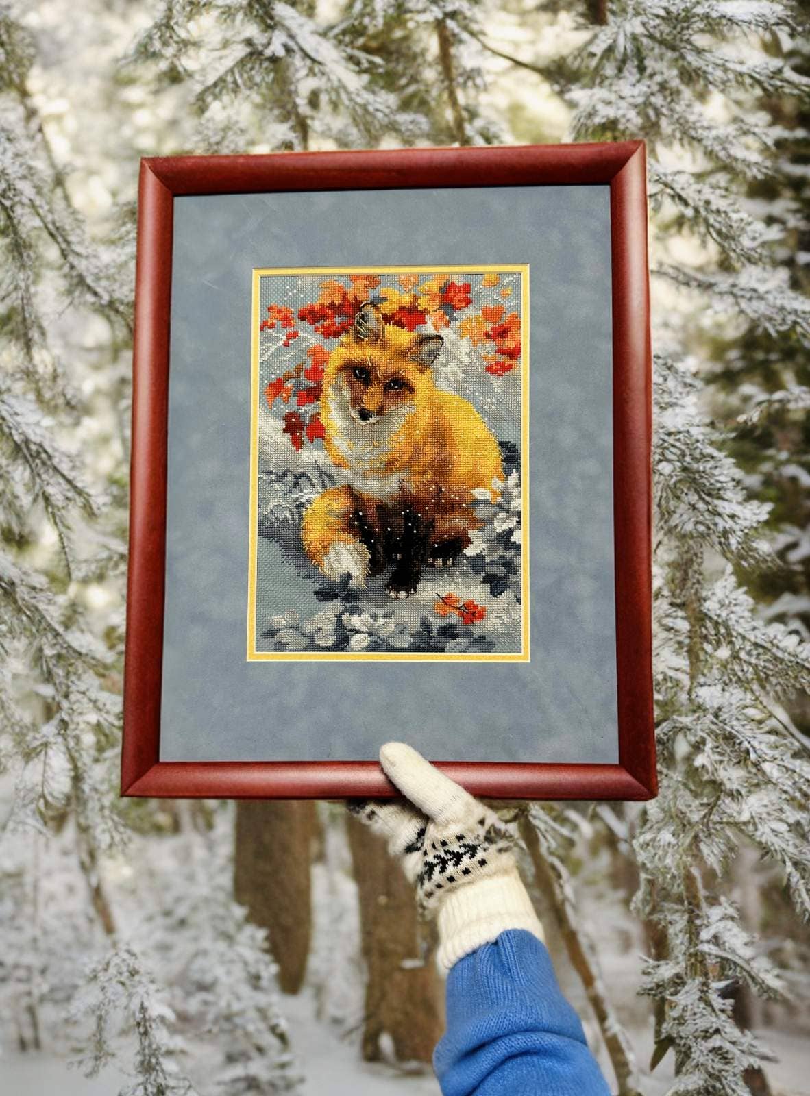 Cross Stitch Kit From Riolis 1510 Fox