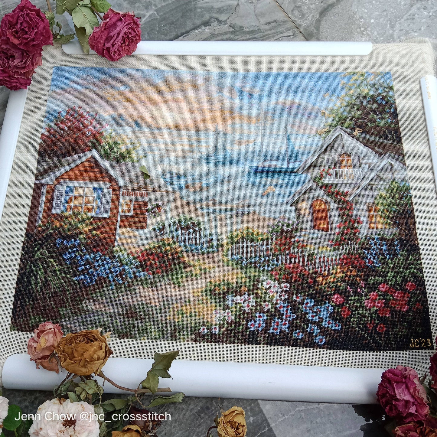 Cross Stitch Kit Luca-S, Gold Collection - B619, Tranquil Seafront