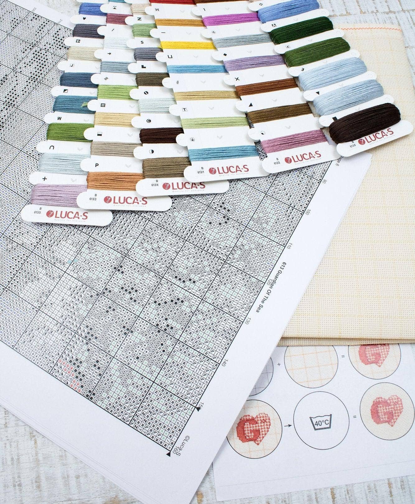 Cross Stitch Kit Luca-S Gold - Guardian Of The Sea, B613