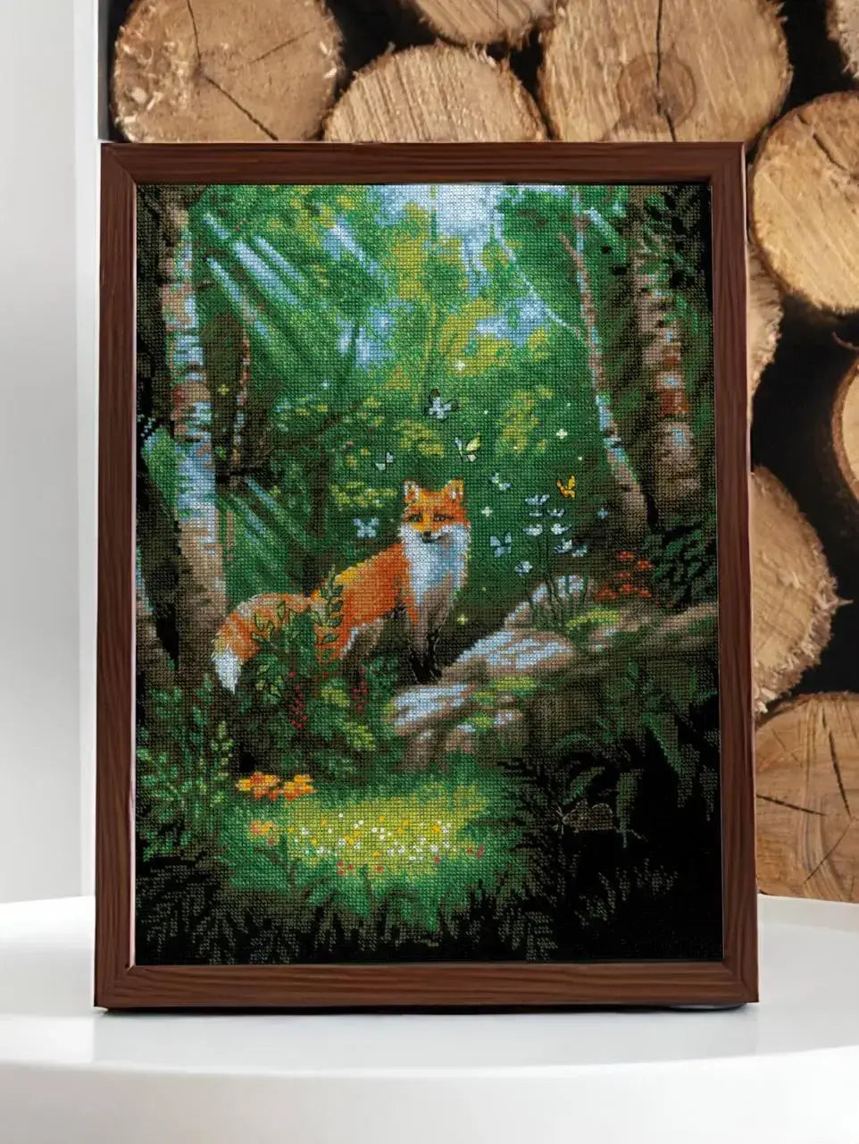 Cross Stitch Kit From Riolis 2251 Fox In The Forest