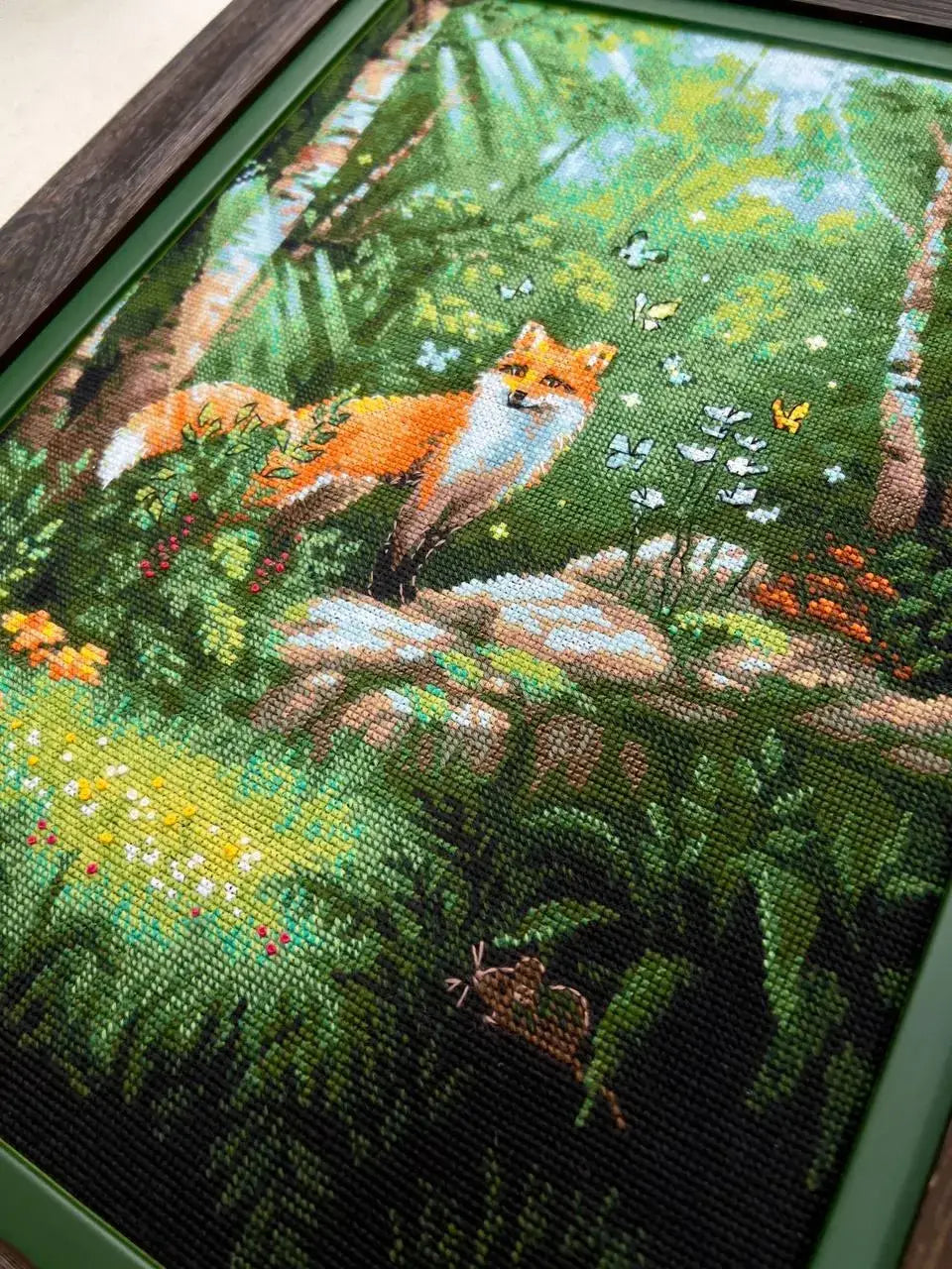 Cross Stitch Kit From Riolis 2251 Fox In The Forest