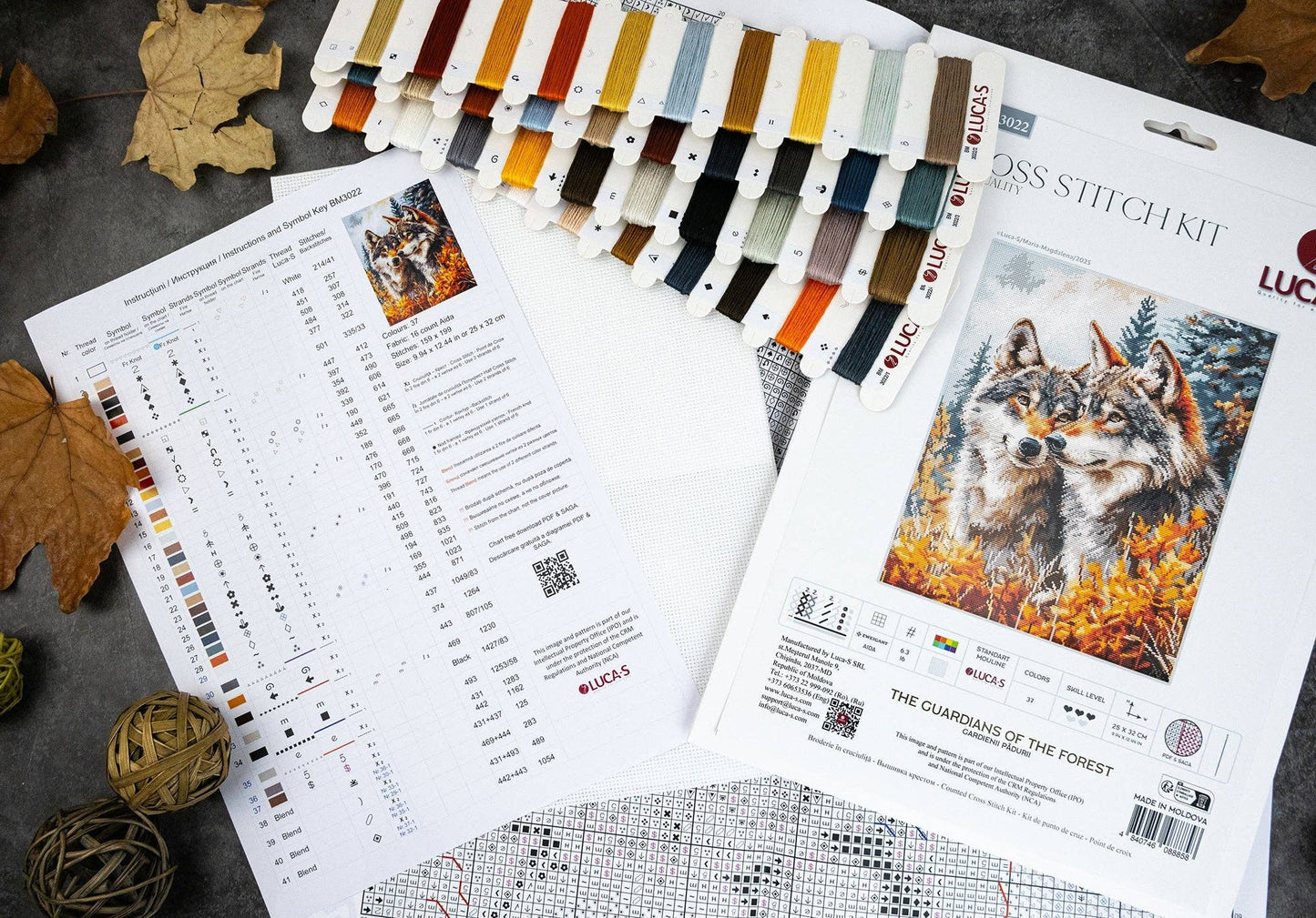 Cross Stitch Kit - The Guardians of the Forest BM3022