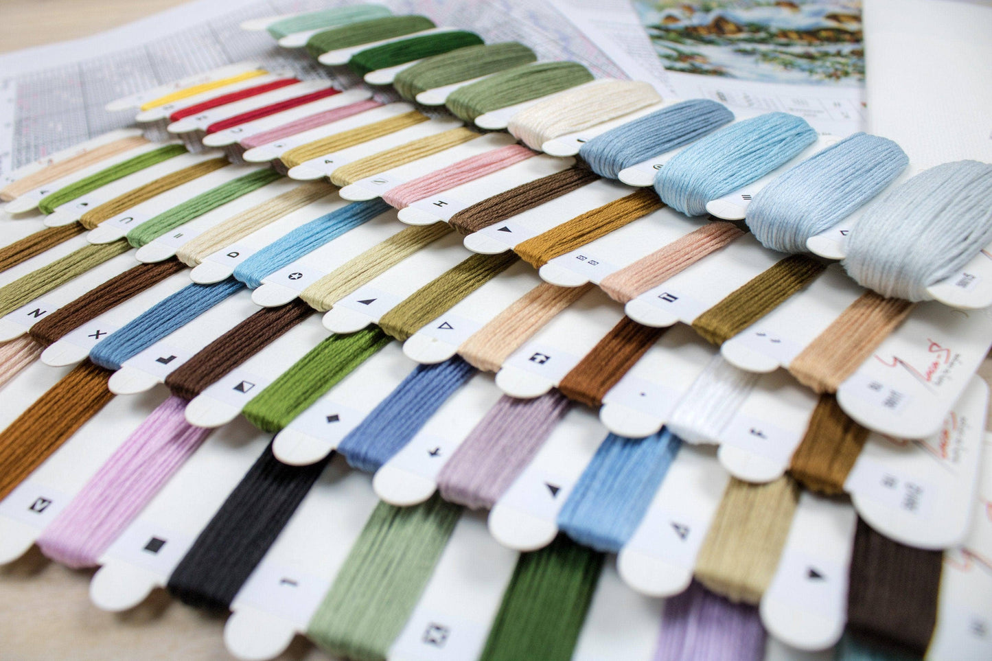 Cross Stitch Kit Luca-S - Winter landscape BU5001