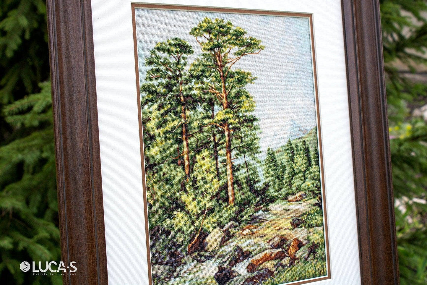 Cross Stitch Kit Luca-S - Mountain river B522