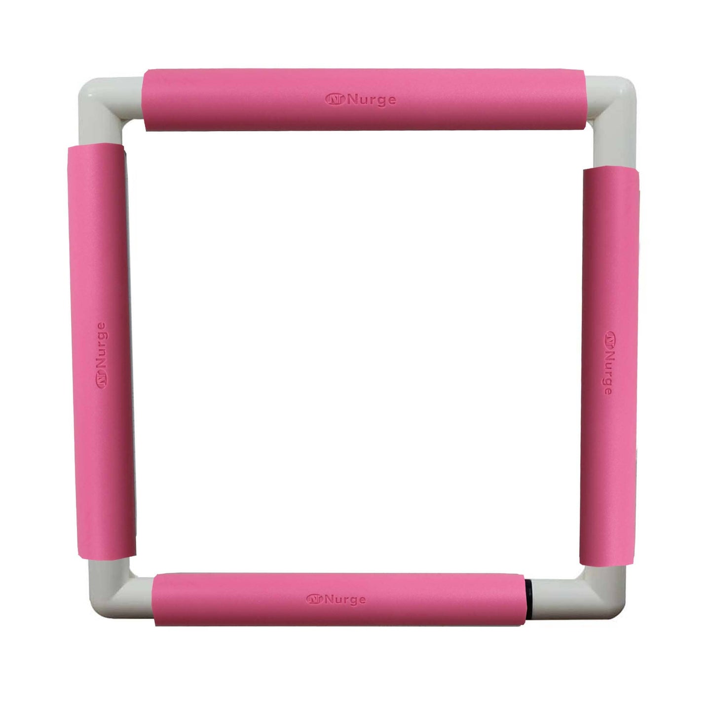 Nurge Embroidery Snap Frame 29cm x 29cm in 6 Colours: Pink / Snap Frame
