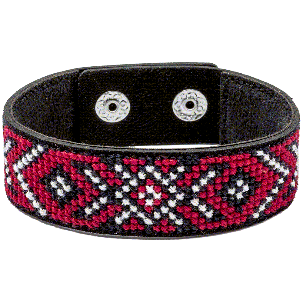 Bracelet Needlecraft Kit - Cross Stitch Kits on Leather #6