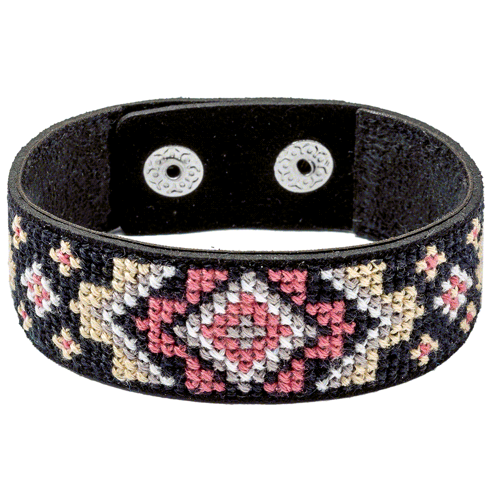 Bracelet Needlecraft Kit - Cross Stitch Kits on Leather #8