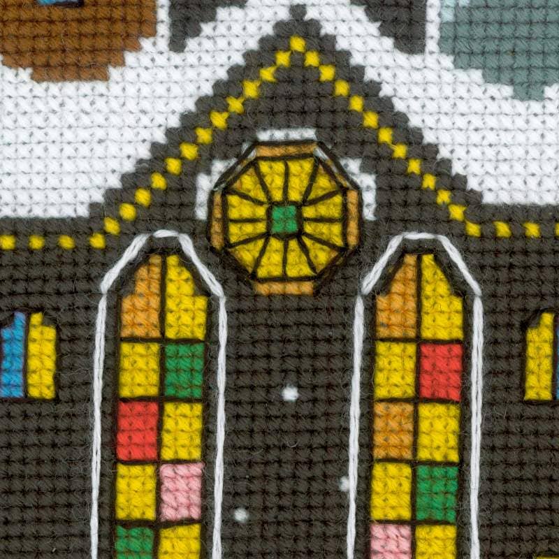 Cross Stitch Kit From Riolis 1683 Christmas City