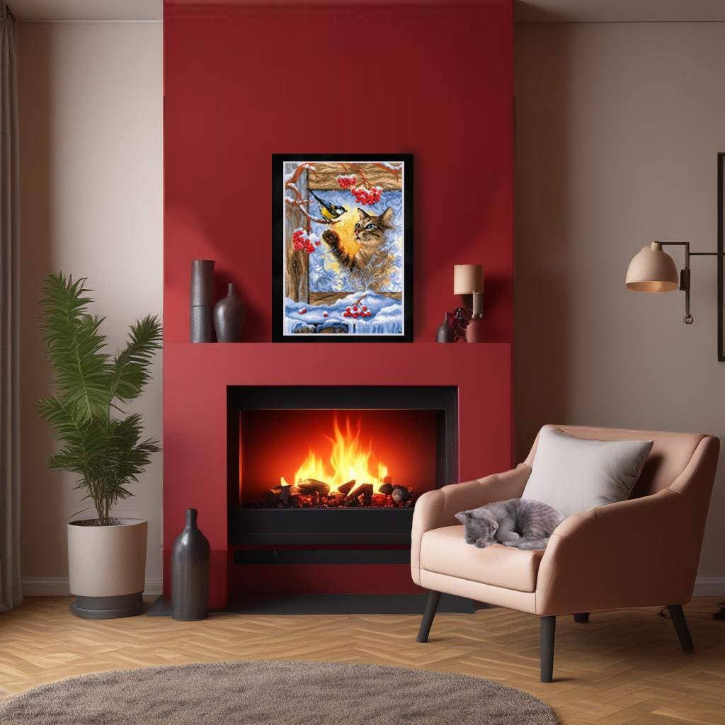 Cross Stitch Kit From Riolis 2049 Meeting At The Window