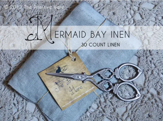 Mermaid Bay 30 count LInen STANDARD SIZE