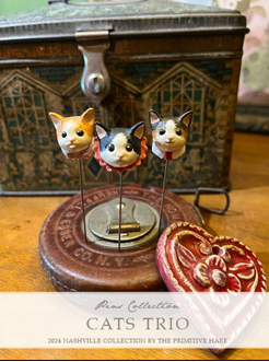 Cat Trio Pin Set