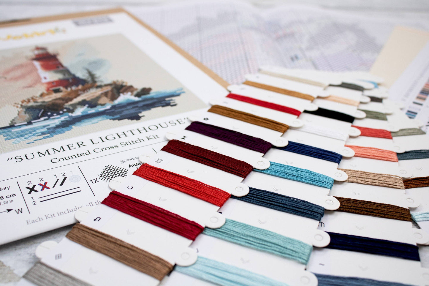 Cross Stitch Kit HobbyJobby - Summer Lighthouse