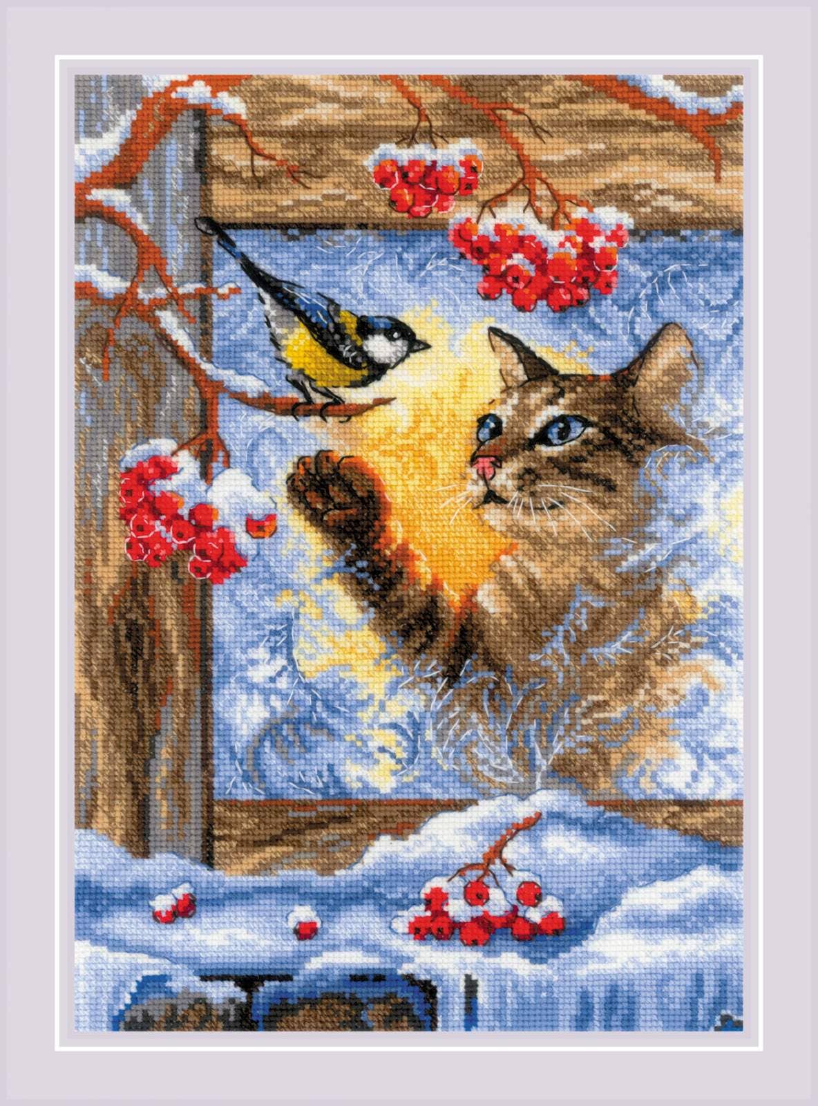 Cross Stitch Kit From Riolis 2049 Meeting At The Window