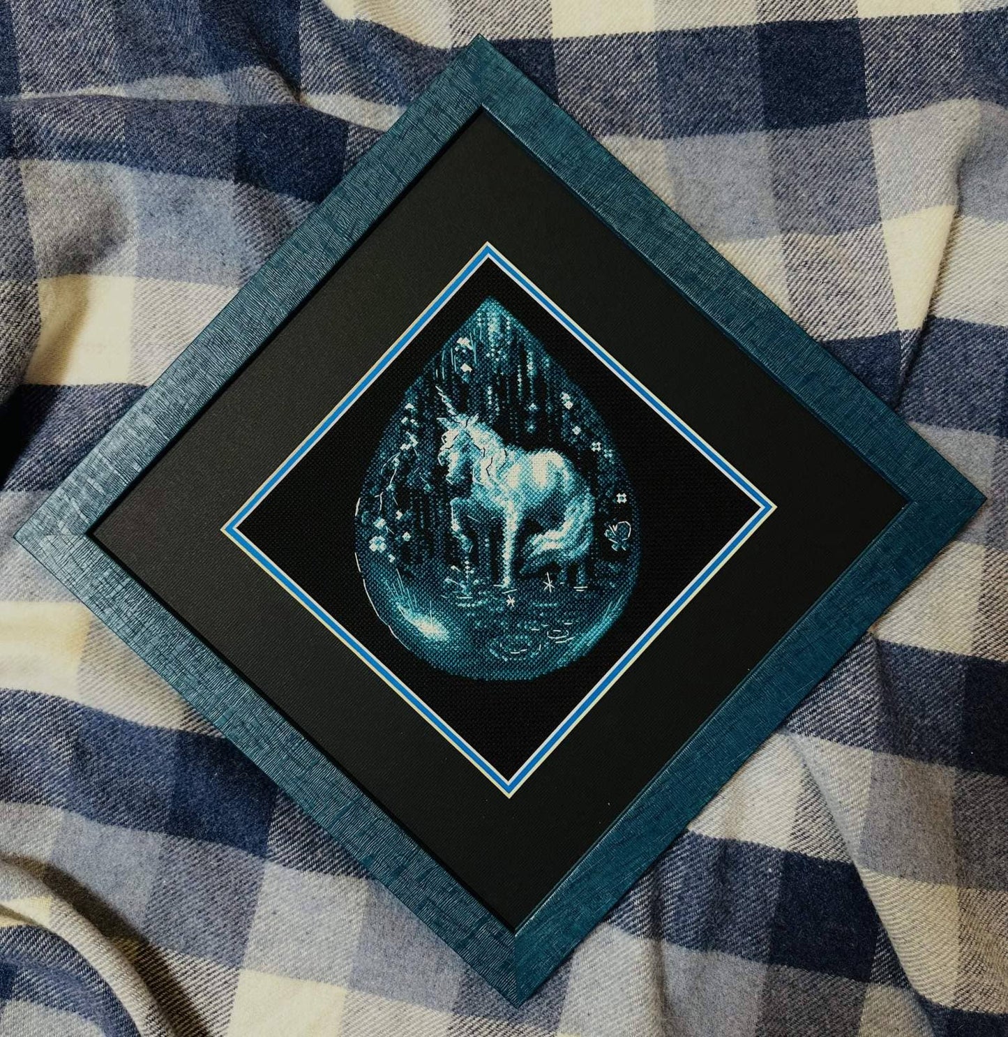 Cross Stitch Kit From Riolis 2161 Unicorn Tear