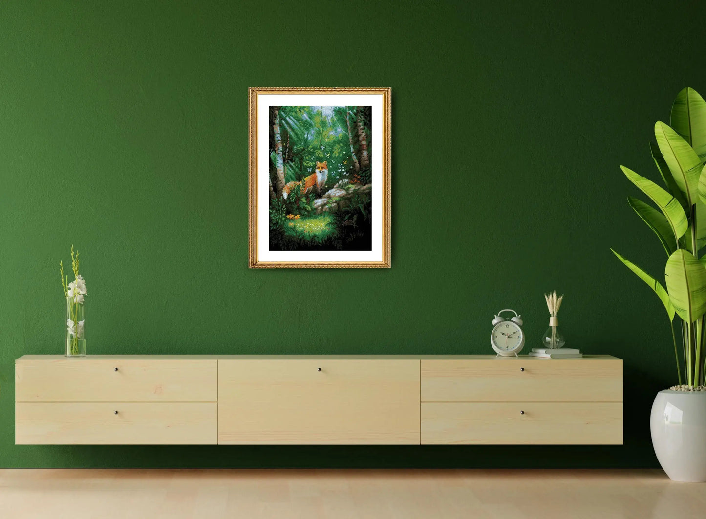 Cross Stitch Kit From Riolis 2251 Fox In The Forest