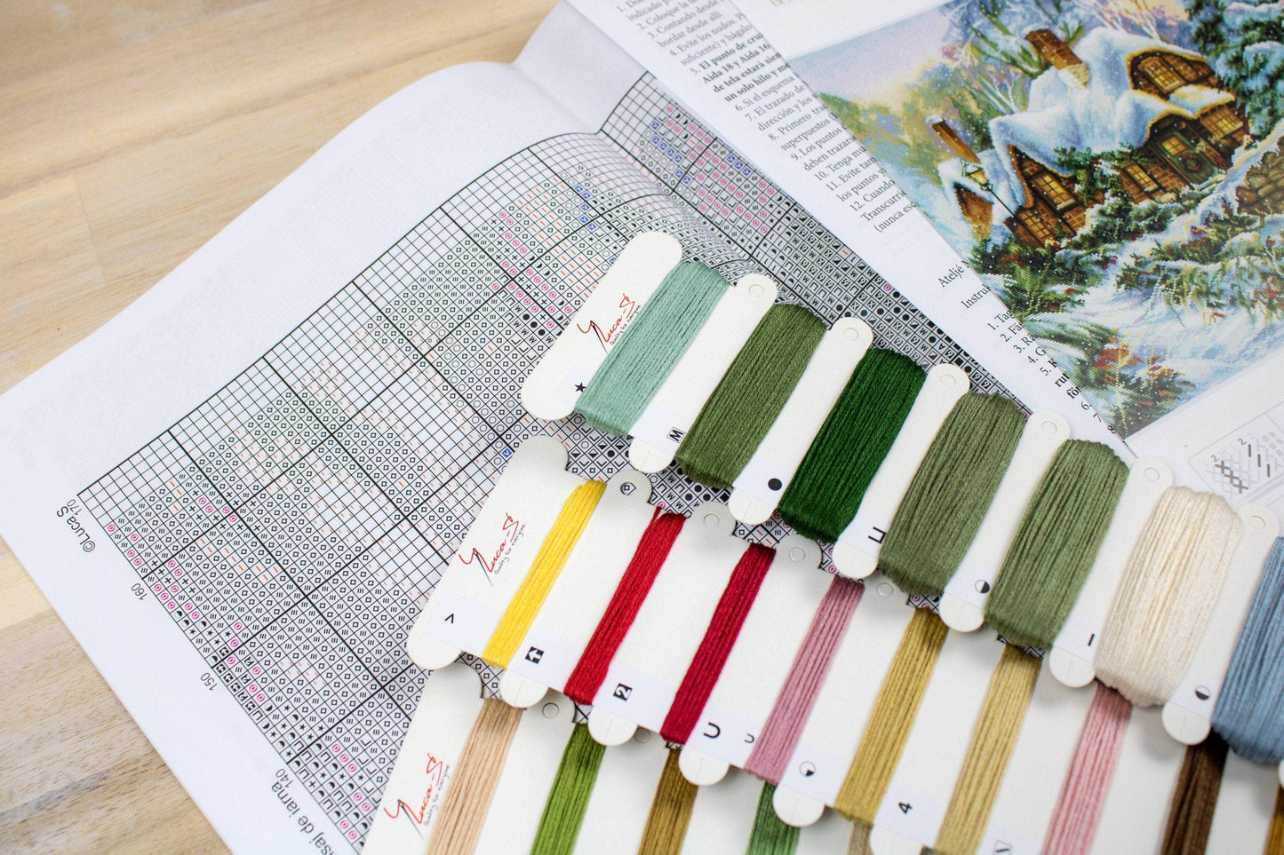 Cross Stitch Kit Luca-S - Winter landscape BU5001