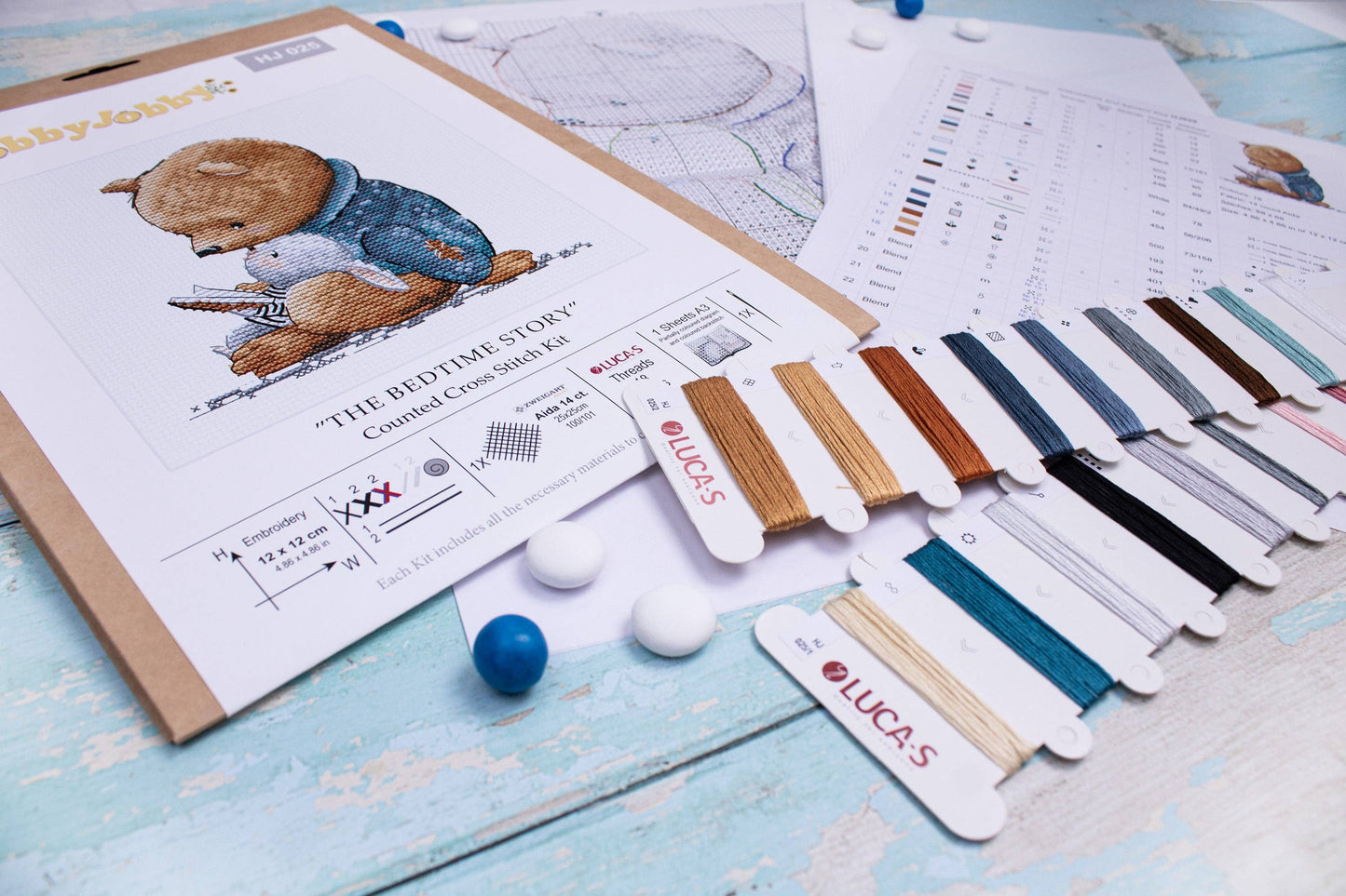 Cross Stitch Kit HobbyJobby - The Bedtime Story