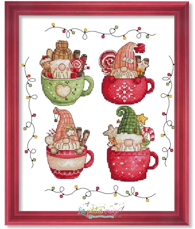 Christmas Gnome Cups