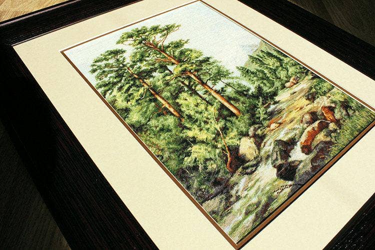 Cross Stitch Kit Luca-S - Mountain river B522