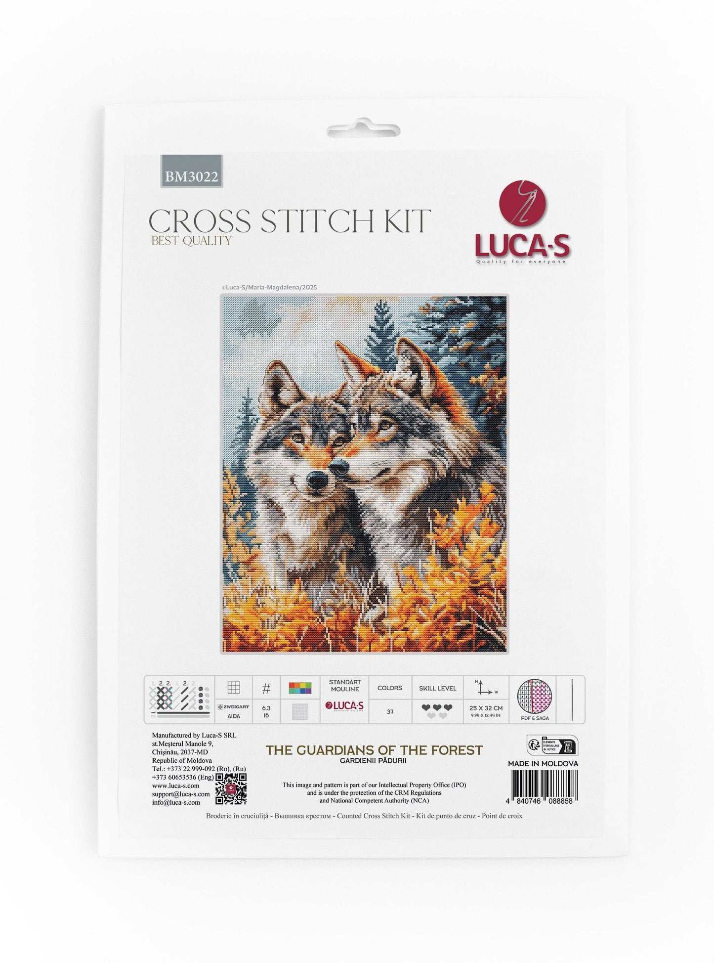 Cross Stitch Kit - The Guardians of the Forest BM3022
