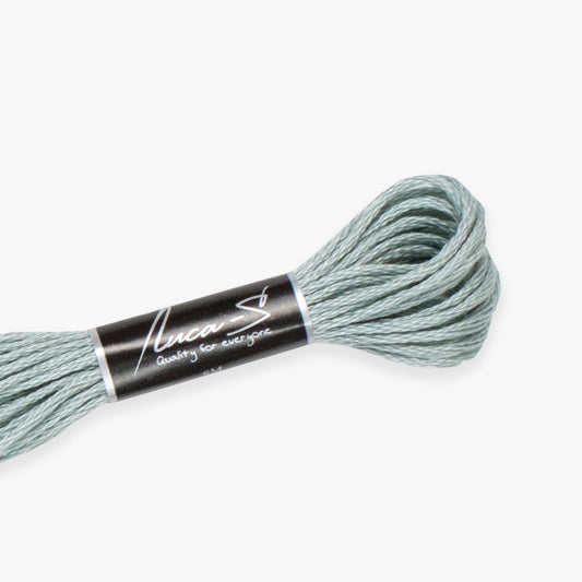 12 Pack of Stranded Cotton Luca-S - 168 / DMC 927 / Anchor 848