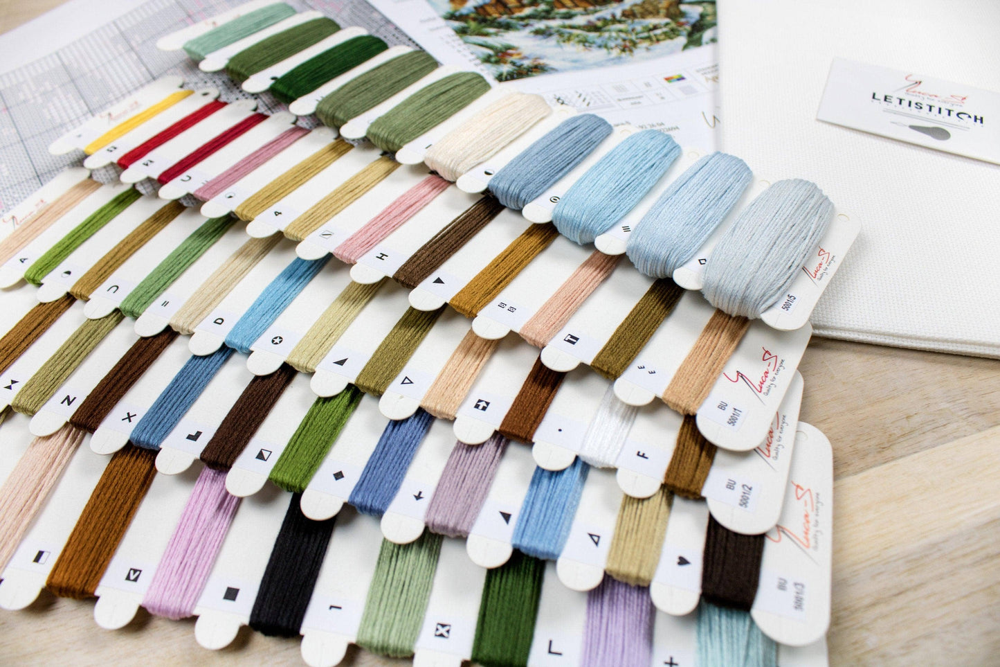 Cross Stitch Kit Luca-S - Winter landscape BU5001