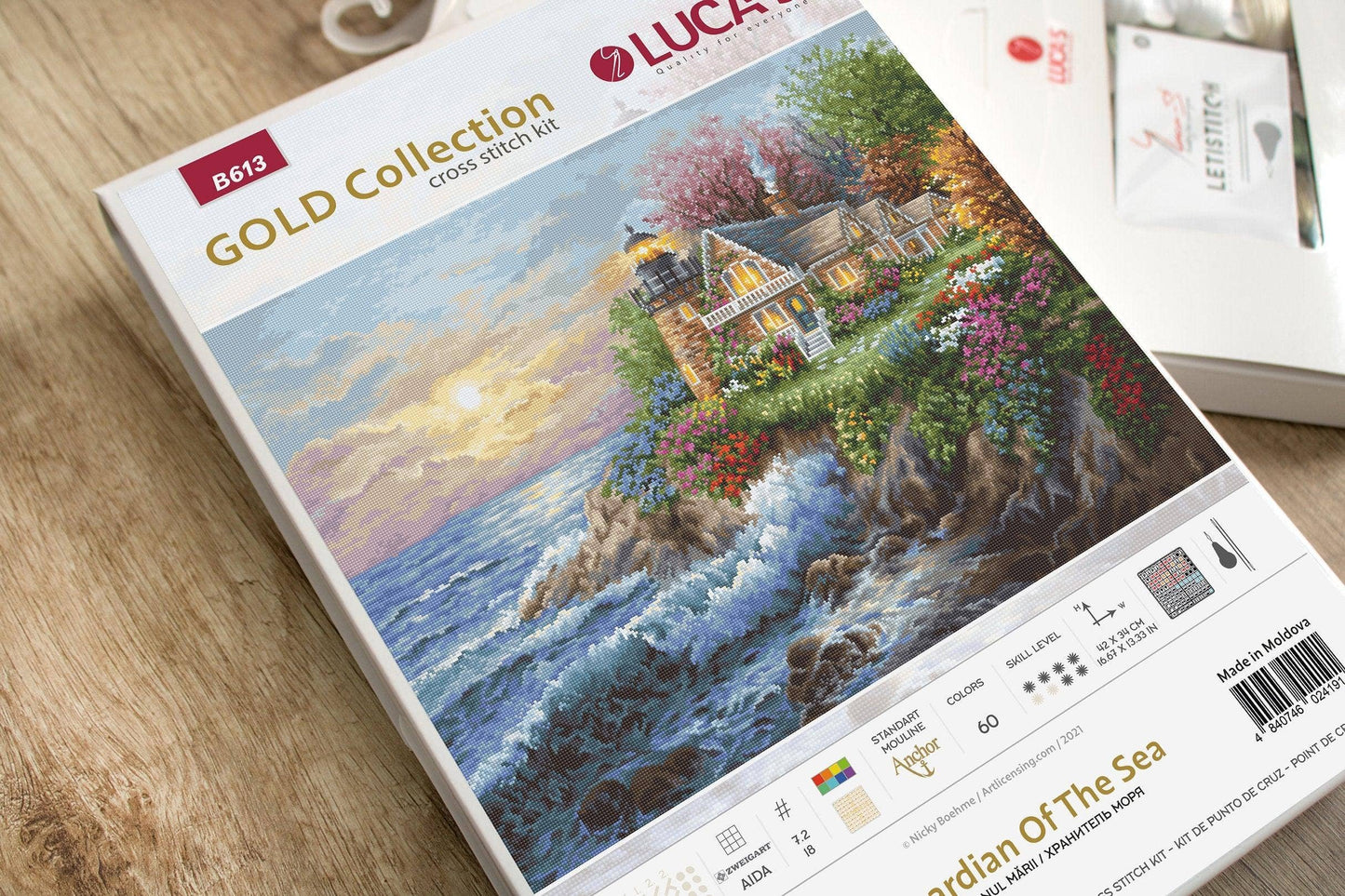 Cross Stitch Kit Luca-S Gold - Guardian Of The Sea, B613