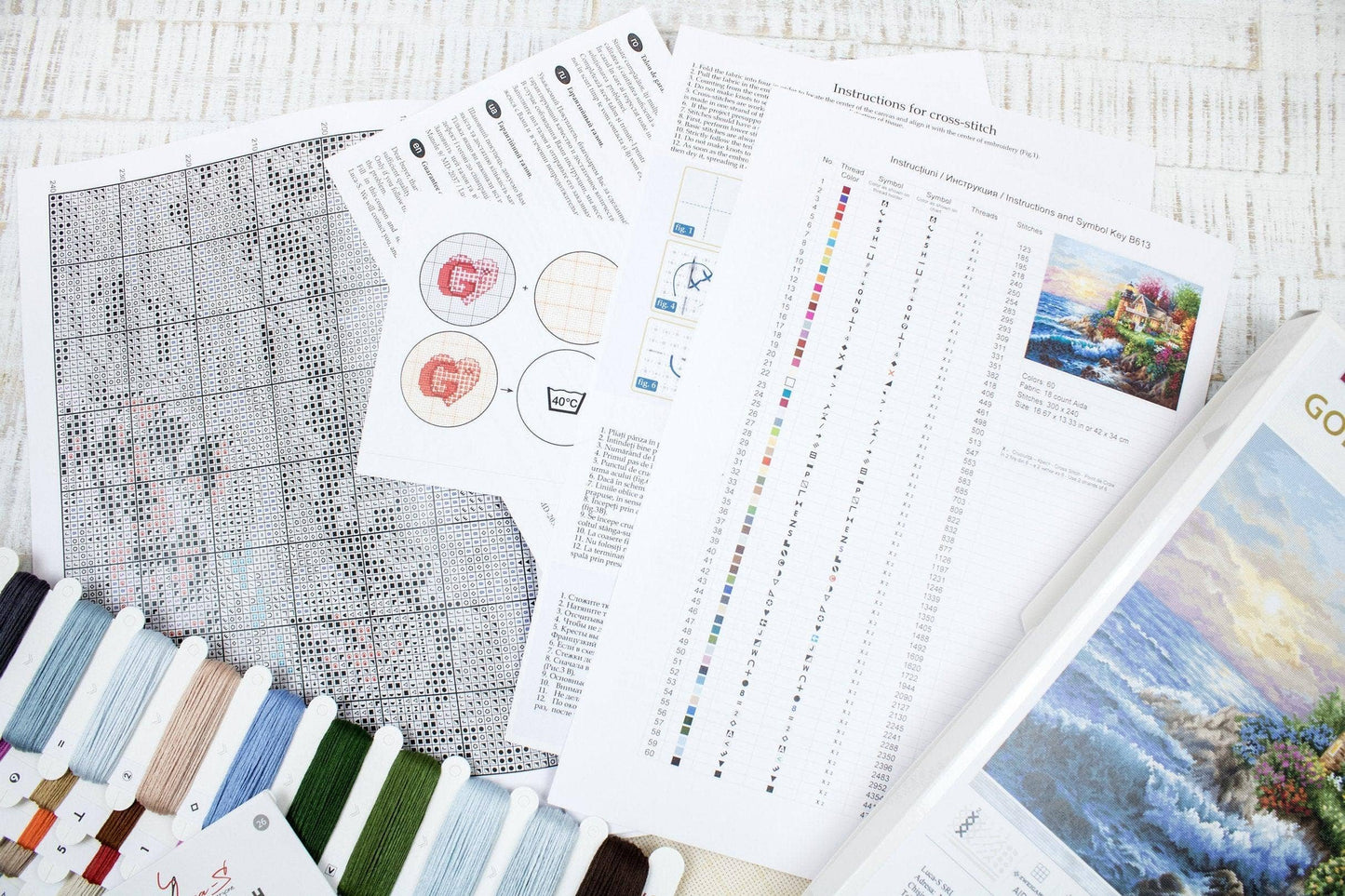 Cross Stitch Kit Luca-S Gold - Guardian Of The Sea, B613