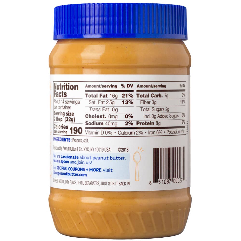 16 oz Peanut Butter & Co. Old Fashioned Smooth