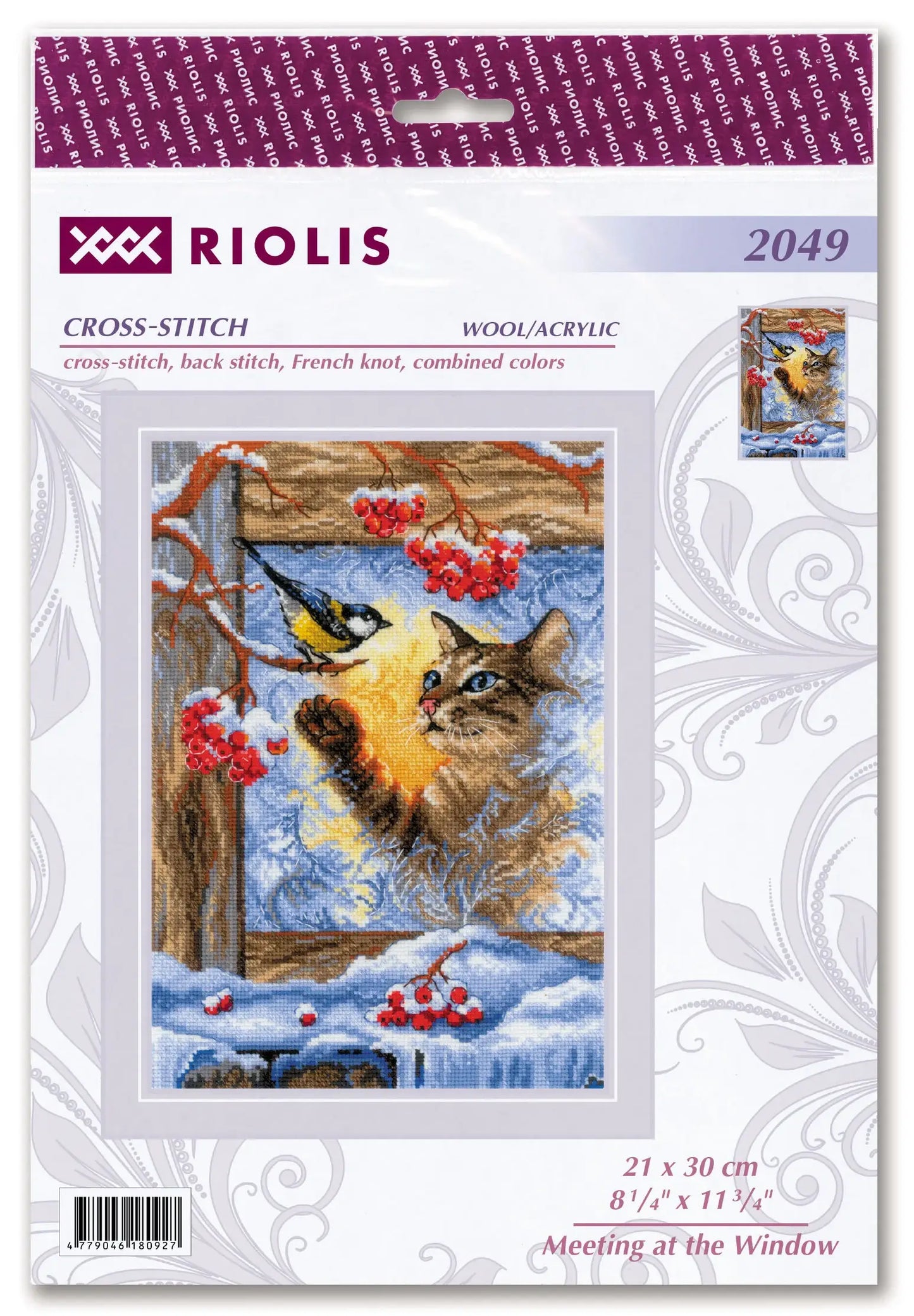Cross Stitch Kit From Riolis 2049 Meeting At The Window