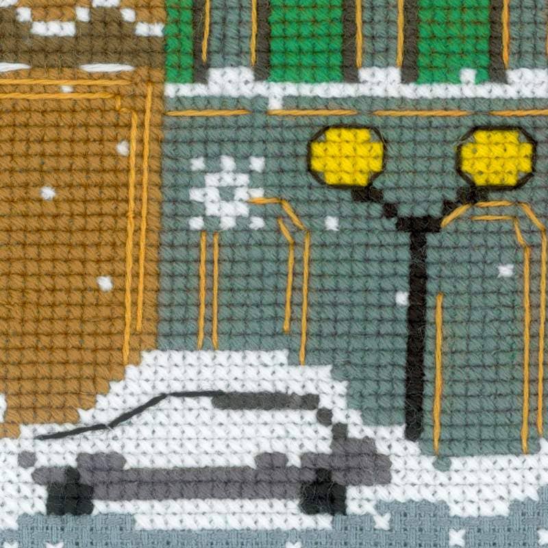 Cross Stitch Kit From Riolis 1683 Christmas City