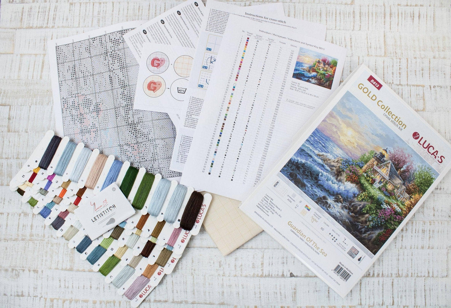 Cross Stitch Kit Luca-S Gold - Guardian Of The Sea, B613